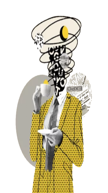 vyras mąsto - paveiksliukas